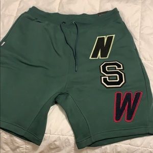 NSW GREEN SWEATSHORTS